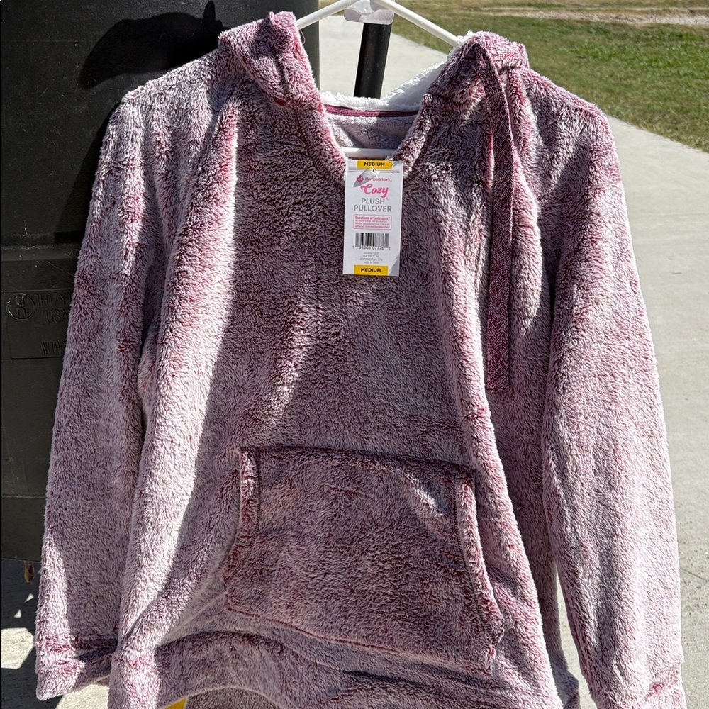 Cozy Pink Pullover Hoodie